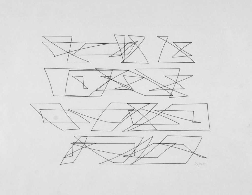 Vera Molnar - 10 Trapèzes (10 Trapeziums)