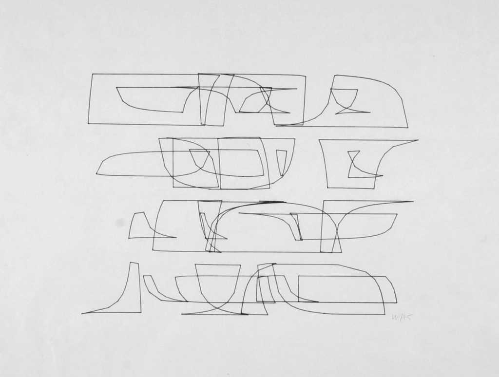 Vera Molnar - 10 Trapèzes (10 Trapeziums)
