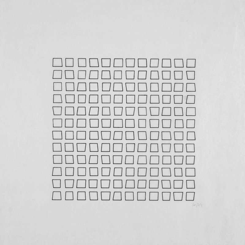 Vera Molnar - 144 Trapèzes (144 Trapeziums)