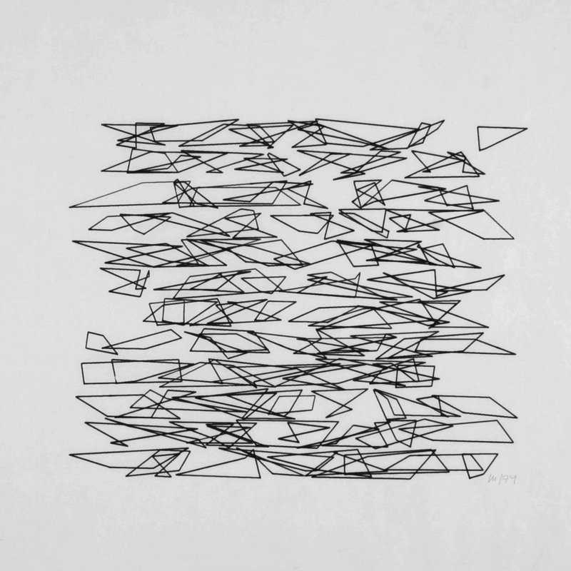 Vera Molnar - 144 Trapèzes (144 Trapeziums)
