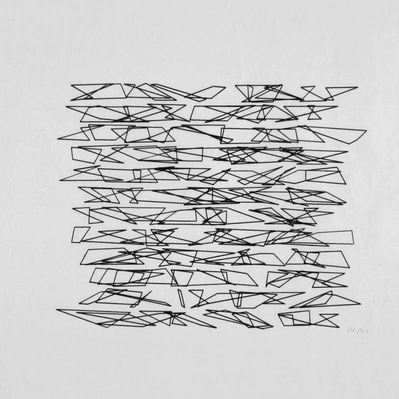 Vera Molnar - 144 Trapèzes (144 Trapeziums)