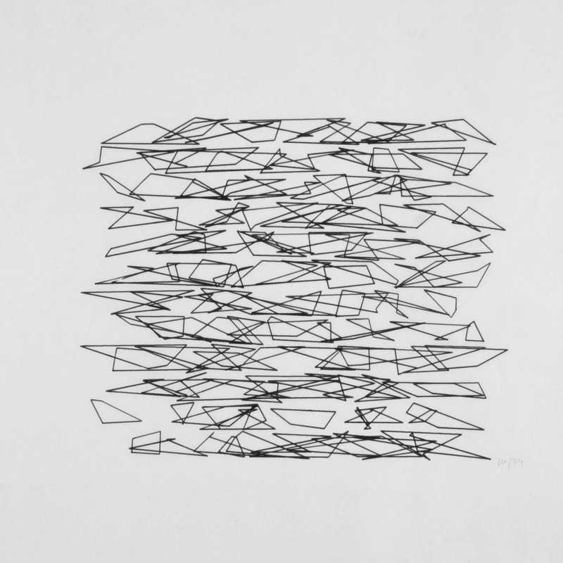 Vera Molnar - 144 Trapèzes (144 Trapeziums)