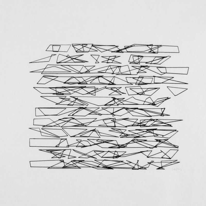 Vera Molnar - 144 Trapèzes (144 Trapeziums)