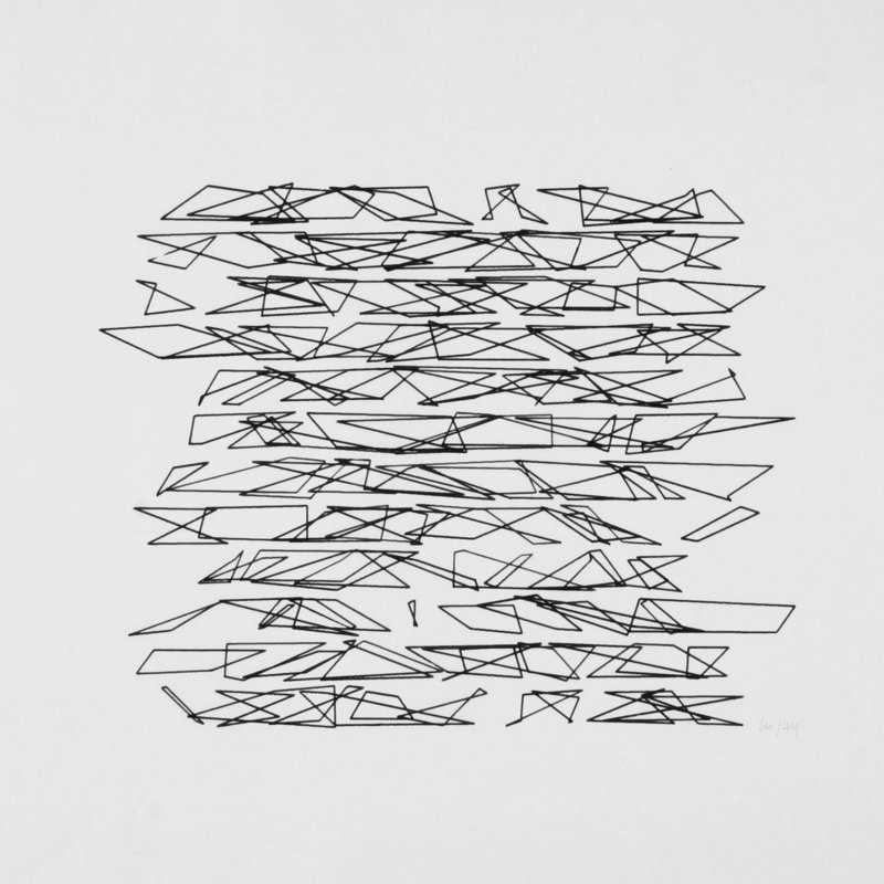 Vera Molnar - 144 Trapèzes (144 Trapeziums)