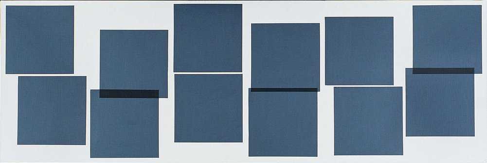Vera Molnar - 36 Carrès sur 2 lignes et 18 colonnes (36 Squares in two Lines and 18 Groups)