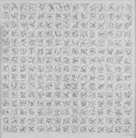 Hommage à Dürer, 225 variations aléatoires, direction chaos (Homage to Dürer, 225 accidental variations, direction chaos)