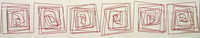 Une ligne, grecque apr�s tremblement de terre (A Line, Meander after Earthquake)