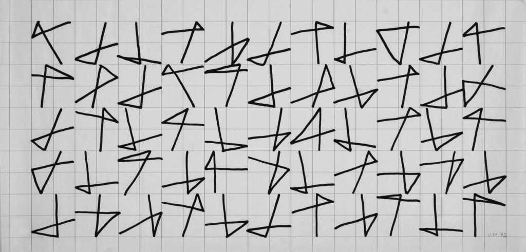 Vera Molnar - Lignes brisées (Broken Lines)